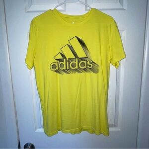 Adidas Yellow Short Sleeve Tee